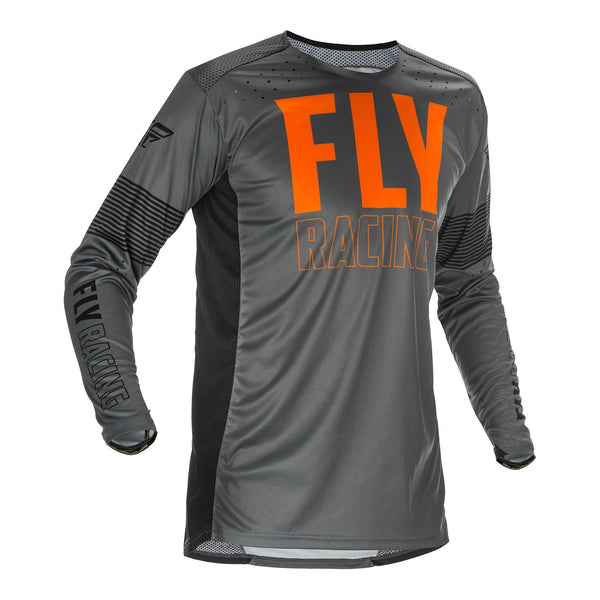 Fly 2021 Lite Hydrogen Jersey Grey Orange Black XL