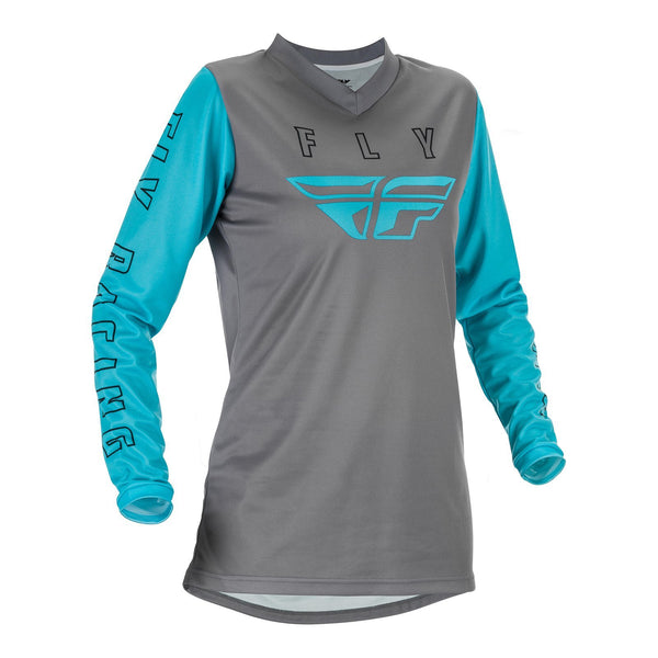 Fly 2021 F16 Jersey Grey Blue Womens Large