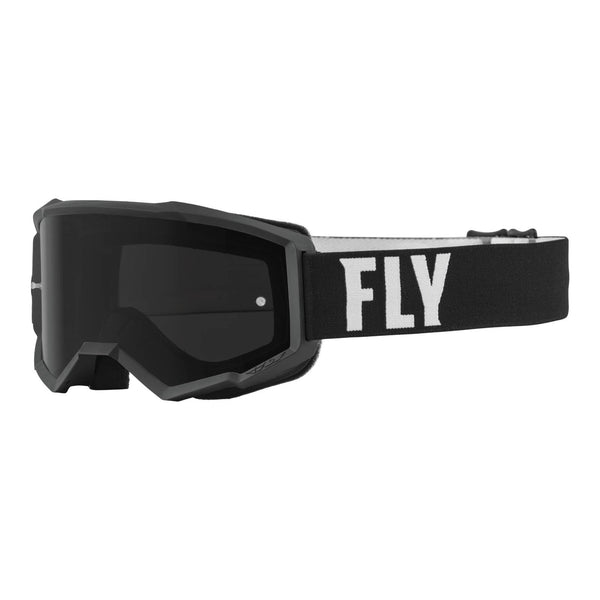Fly Racing '23 Focus Sand Goggle Black white Smoke Lens