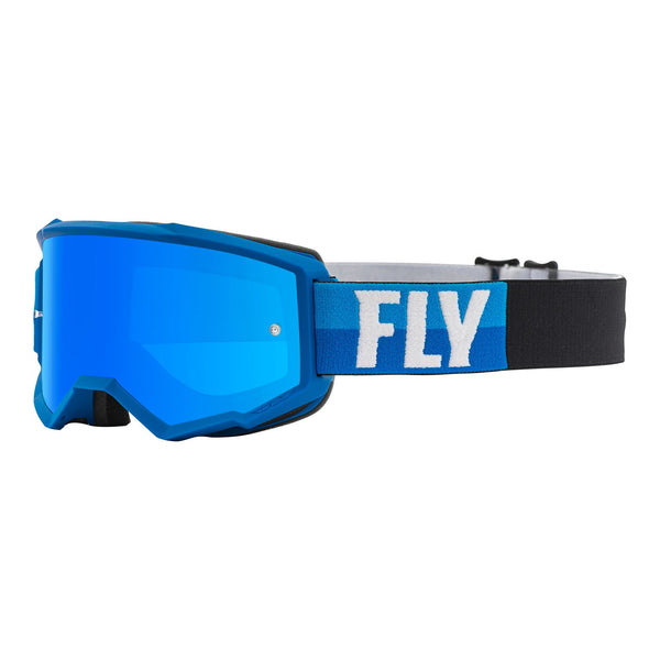 FLY ZONE GOGGLE BLUE/BLACK w/ SKY BLUE MIR/SMK LENS
