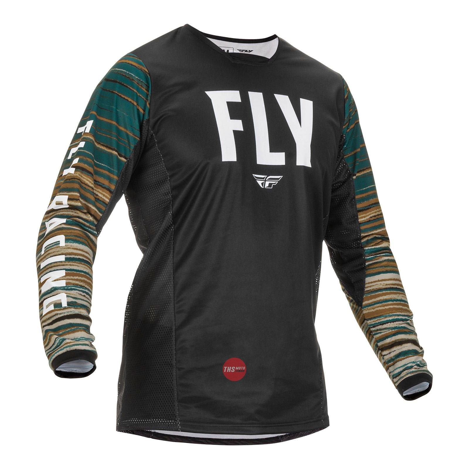 Fly Racing 2022 Kinetic Wave Jersey Black rum Small THS Moto NZ
