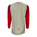 Fly Racing Kinetic Wave Jersey Light Grey Red Size XL