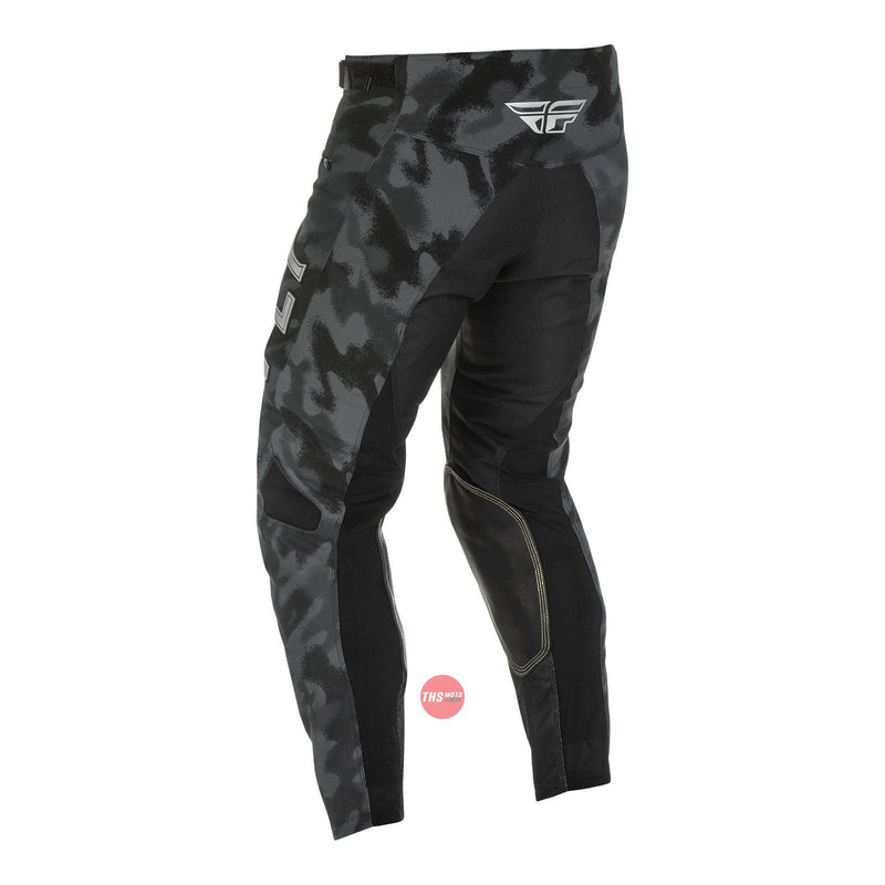 Fly Racing 2022 Kinetic S.e. Tactic Pant Black Grey Camo Waist Size 28 Inches