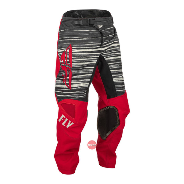 Fly Racing 2022 Kinetic Youth Wave Pant Red Grey Waist Size 22 Inches