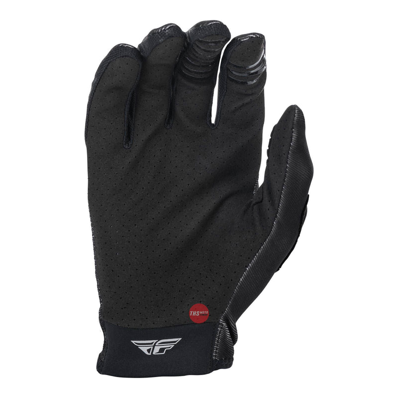 Fly Racing 2022 Lite Hydrogen Glovess Black Grey Sz 6 (yl)