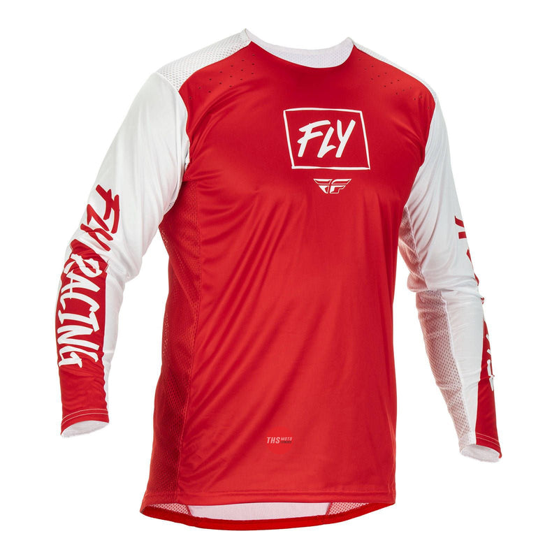 Fly Racing 2022 Lite Hydrogen Jersey Red White Large