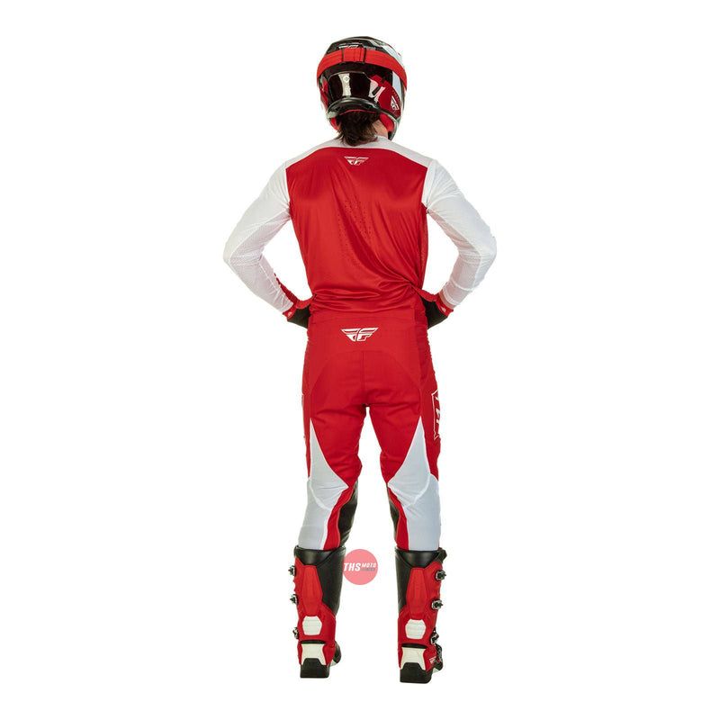 Fly Racing 2022 Lite Hydrogen Pant Red White Waist Size 36 Inches