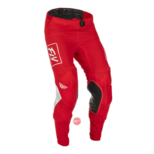 Fly Racing 2022 Lite Hydrogen Pant Red White Waist Size 36 Inches
