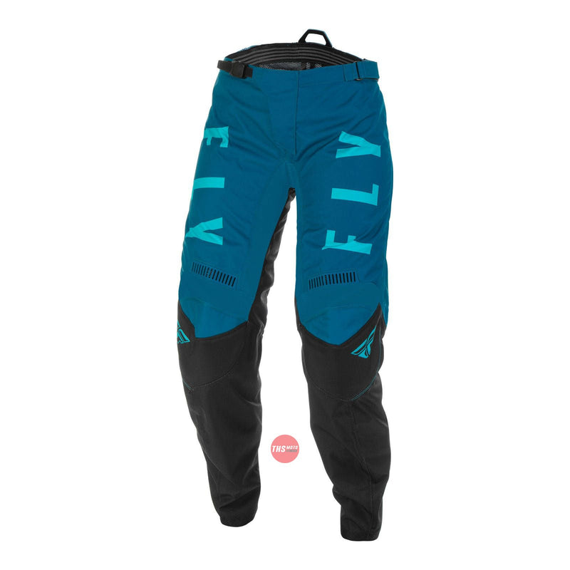 Fly Racing 2022 F-16 Ladies Pant Aqua dark Teal Black Waist Size 28 Inches