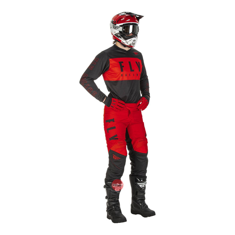 Fly Racing 2022 F-16 Jersey Red Black Large