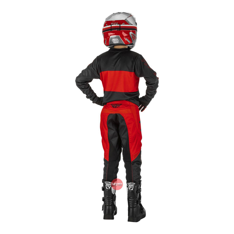 Fly Racing 2022 F-16 Youth Jersey Red Black YXL