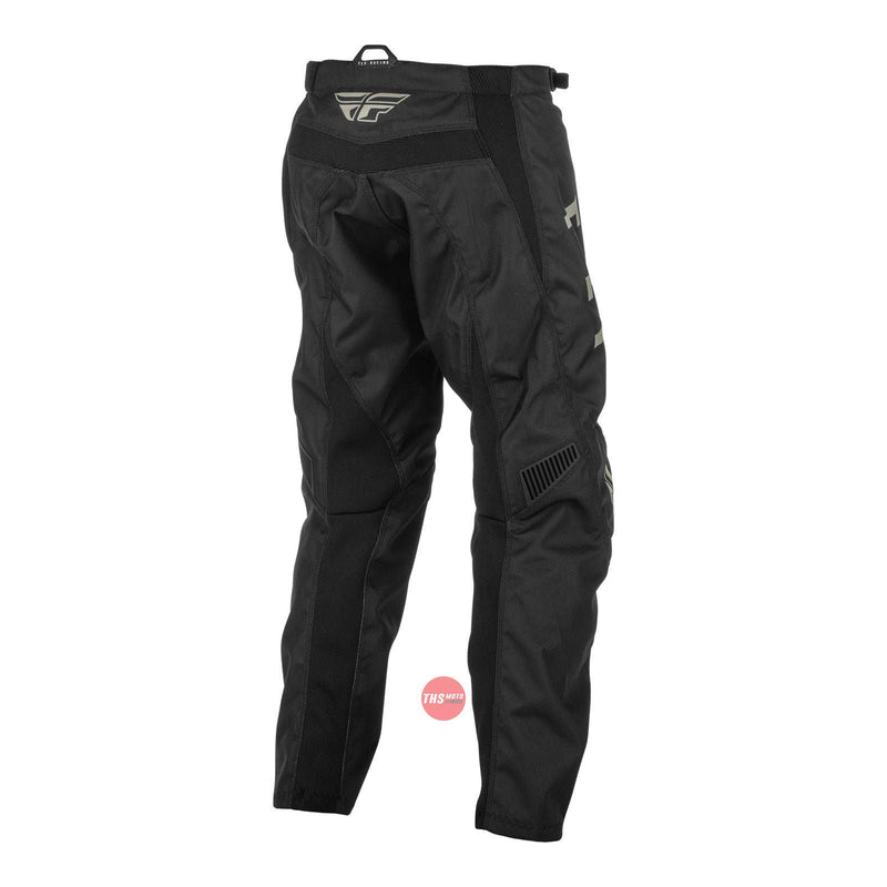 Fly Racing 2022 F-16 Youth Pant Black Grey Waist Size 21 Inches