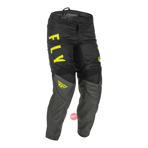 Fly Racing 2022 F-16 Pant Grey Black hi-vis Waist Size 30 Inches