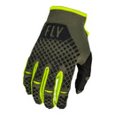 Fly Racing 2023 Kinetic Gloves Olive Green hi-vis XL