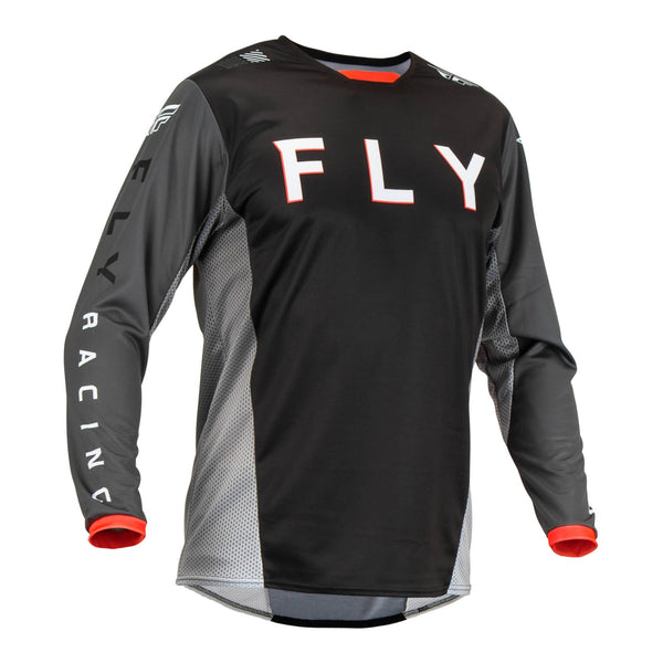 Fly Racing 2023 Kinetic Kore Jersey Black Grey 2X