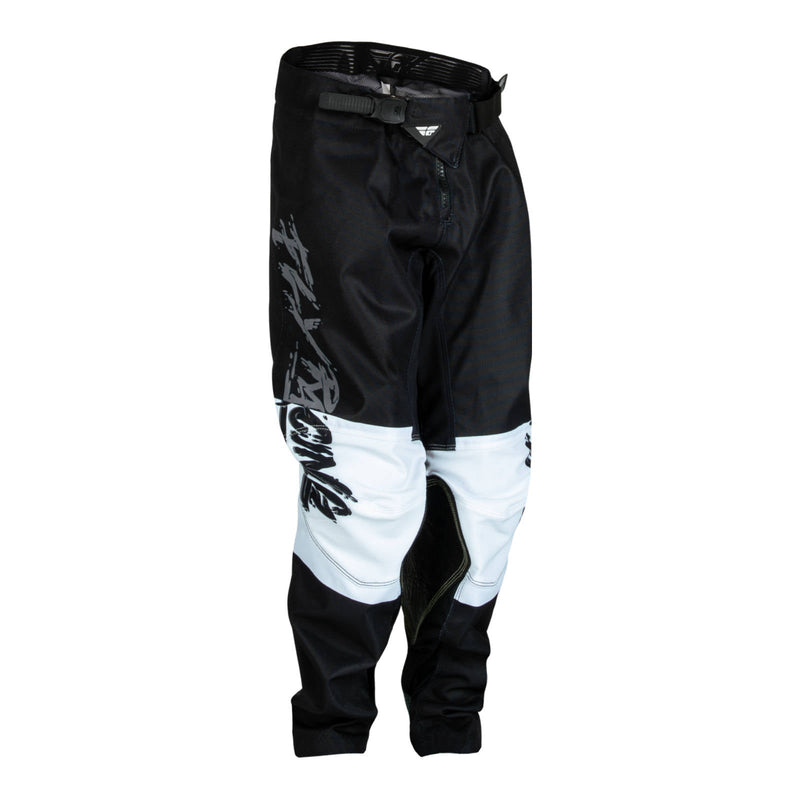 Fly Racing '23 Youth Kinetic Khaos Pants Grey black white Size 24