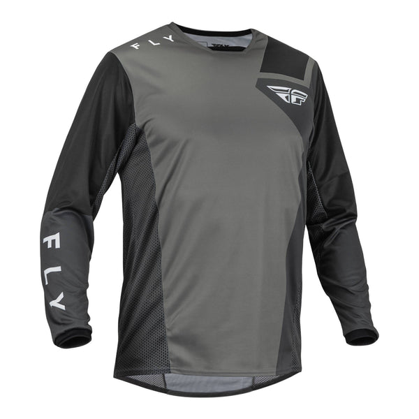 Fly Racing '23 Kinetic Jet Jersey Grey daRK Grey black Md