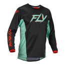 Fly Racing 2023 Kinetic Se Rave Jersey Black mint red 2X