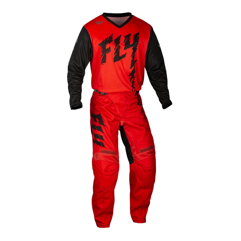 Fly Racing 2024 Youth F-16 Pants - Red / Black / Grey Size 18
