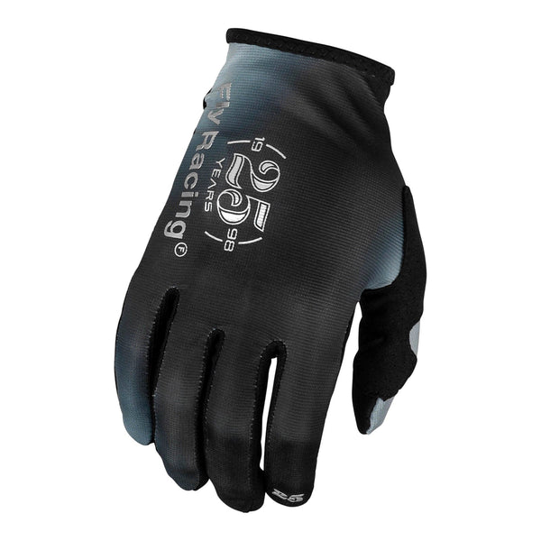 Fly Racing 2024 Lite S.E. Legacy Gloves - Light Grey / Black Size Large