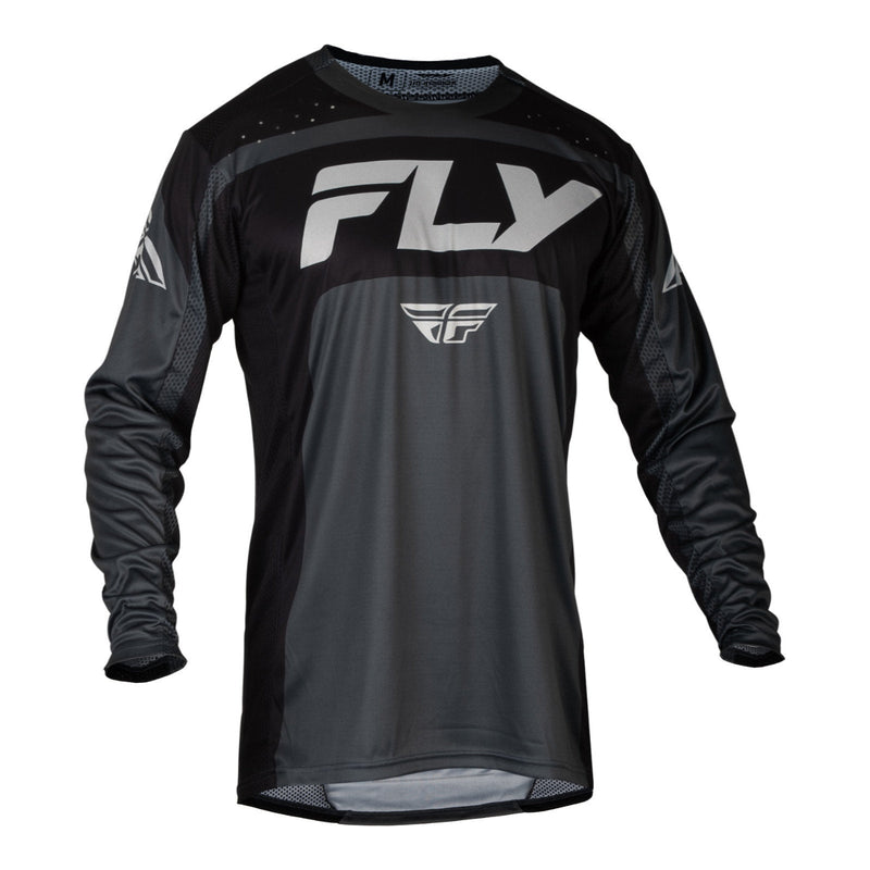 Fly Racing Lite Jersey - Charcoal / Black Size Small