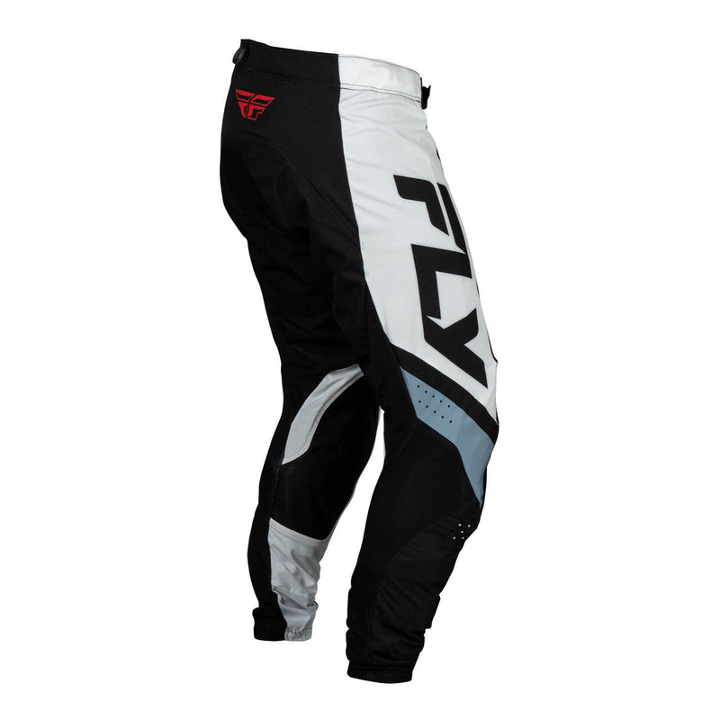 Fly Racing 2024 Lite Pants - Black / White / Denim Grey Size 36