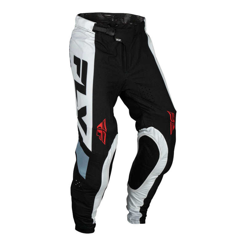 Fly Racing 2024 Lite Pants - Black / White / Denim Grey Size 32