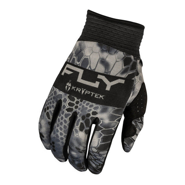 Fly Racing 2024 F-16 S.E. Kryptek Gloves - Moss Grey / Black Size Medium