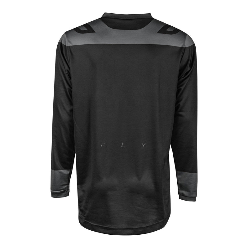Fly Racing F-16 Jersey - Black / Charcoal Size Small