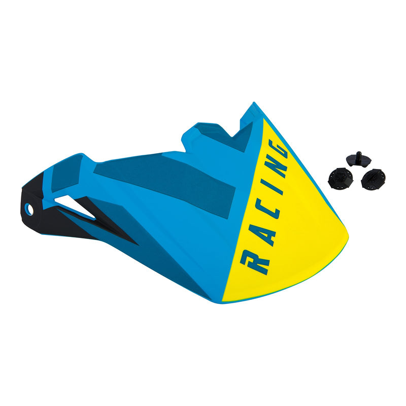 FLY ELITE HELMET PEAK '19 VIGILANT BLU/BLK /YEL