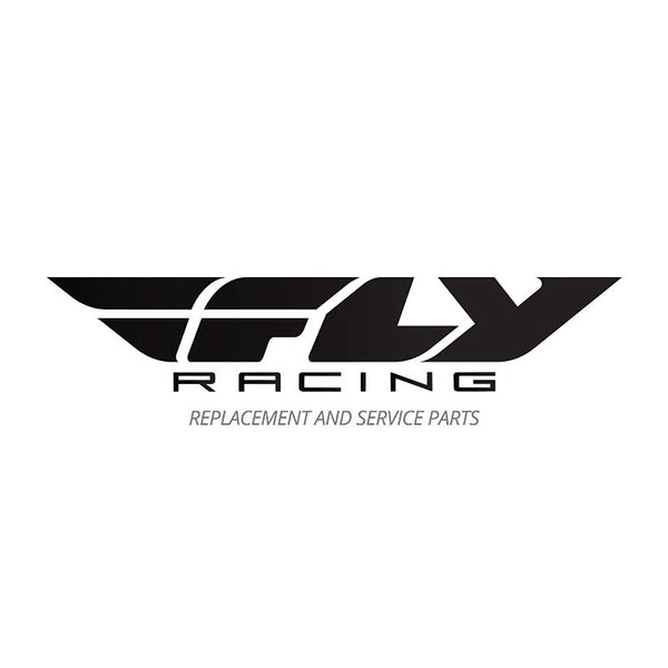 FLY KINETIC YOUTH HELMET PEAK SKETCH MAT BLK/WHT/HI-VIS