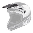 FLY '21 KINETIC STRAIGHT EDGE HELMET PEAK BLACK/WHITE