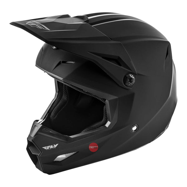 Fly Racing 2022 Kinetic Ece Helmet Mat Black Large