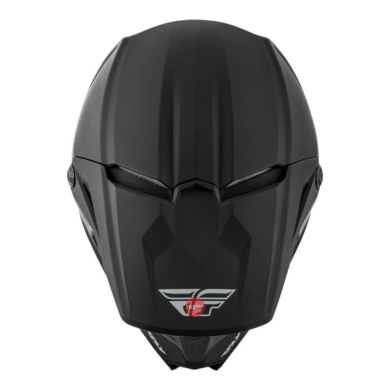 Fly Racing 2022 Kinetic Youth Helmet Mat Black Youth Small