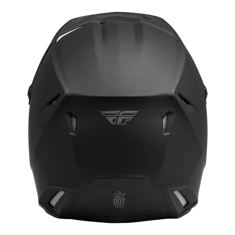 Fly Racing 2024 Youth Kinetic Helmet - Matte Black Size YS 48cm