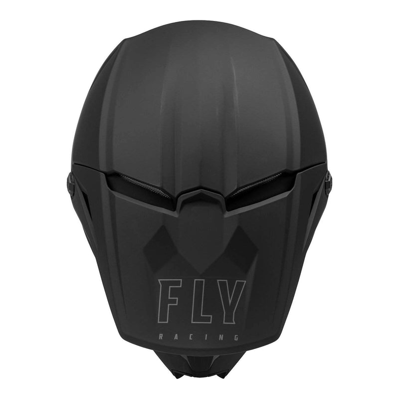 Fly Racing 2024 Youth Kinetic Helmet - Matte Black Size YL 52cm