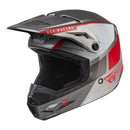 Fly Racing 2022 Kinetic Drift Helmet Charcoal light Grey Red Size XL 61 62cm