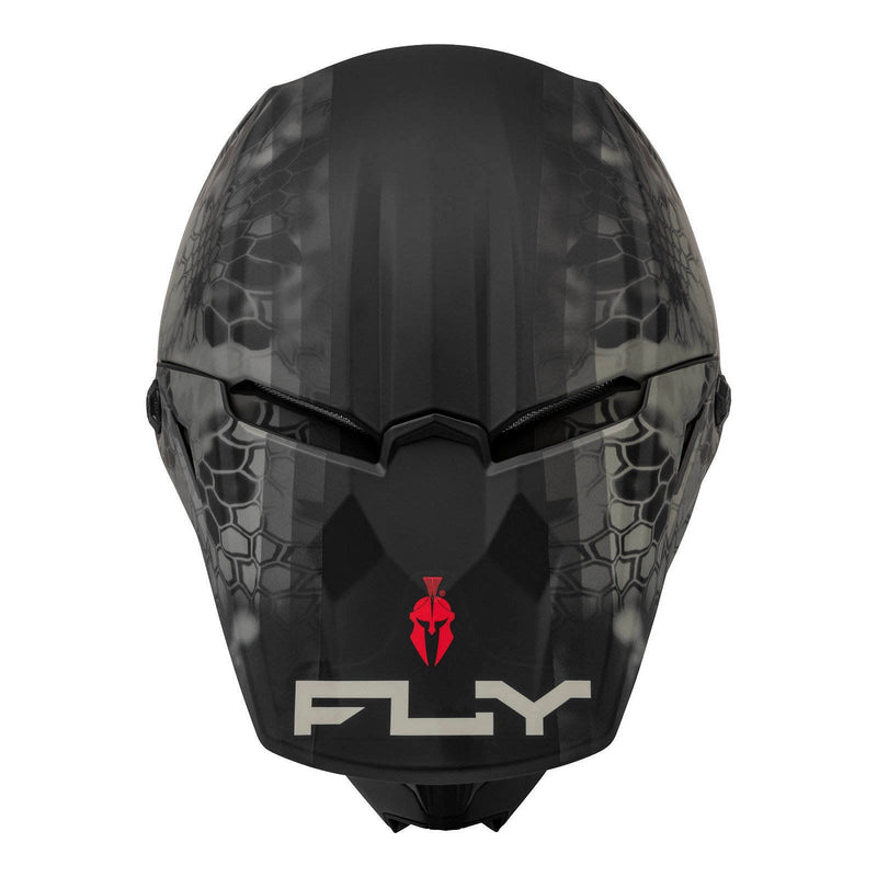 Fly Racing 2024 Kinetic S.E. Kryptek Helmet - Matte Moss Grey / Black Size Small 56cm