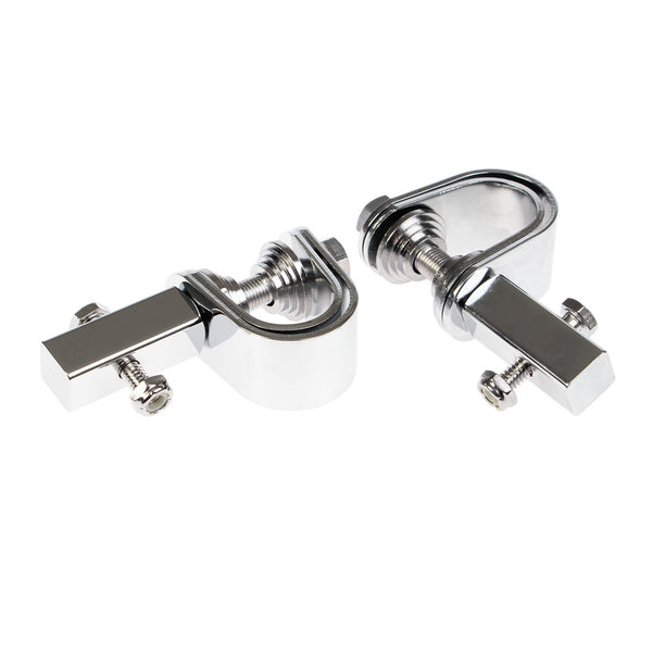 Whites Foot Peg Clamp & Mount Circular
