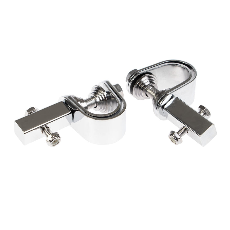 Whites Foot Peg Clamp & Mount Circular