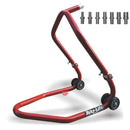 Bike Lift FS-11 Front Headstock Adjustable Motorcycle Stand Red