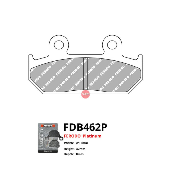 Ferodo Motorcycle Brake Pads Platinum FDB462P