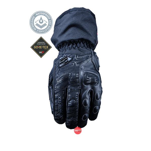 Five WFX Tech GTX Waterproof Black Road Gloves Size Medium