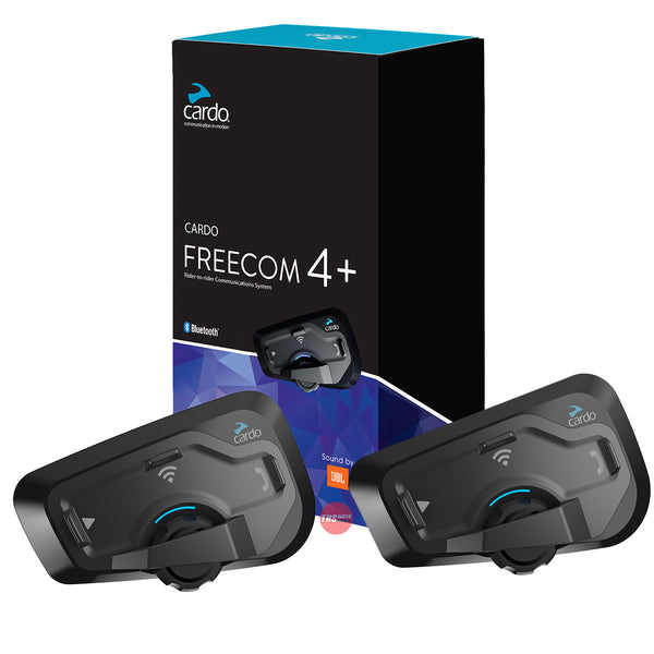 Cardo® FREECOM 4+ Plus Double Duo Bluetooth Waterproof Motorcycle Intercom
