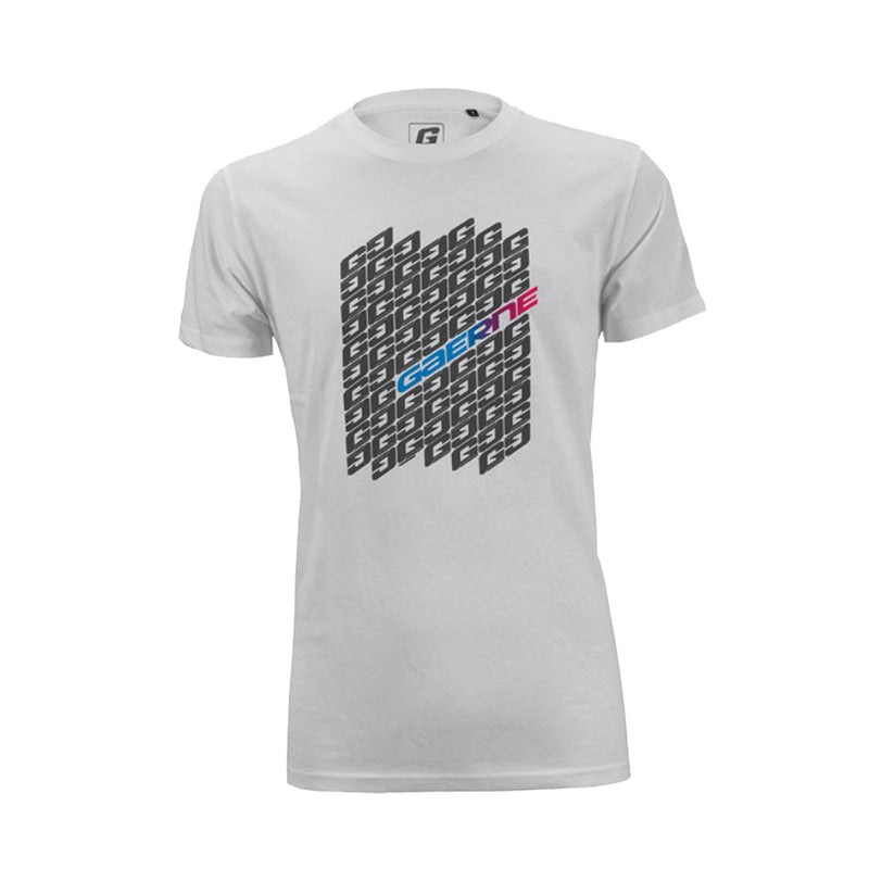 Gaerne Monogram Mens T Shirt White Size Medium