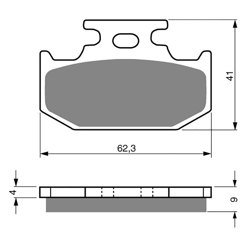 Goldfren Brake Pads Offroad Racing GF001 - K5 ( PR52 )