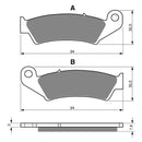 Goldfren Brake Pads Offroad Racing GF004 - K5 ( PR42 )