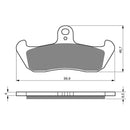 Goldfren Brake Pads Offroad Racing GF006 - K5 ( PR113 )