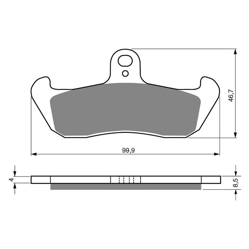 Goldfren Brake Pads Offroad Racing GF006 - K5 ( PR113 )