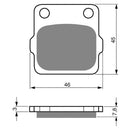 Goldfren Brake Pads Offroad Racing GF007 - K5 ( PR24)